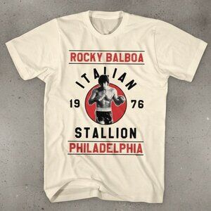 Rocky Balboa Italian Stallion Philadelphia 1976 Vintage Boxing Graphic Tee